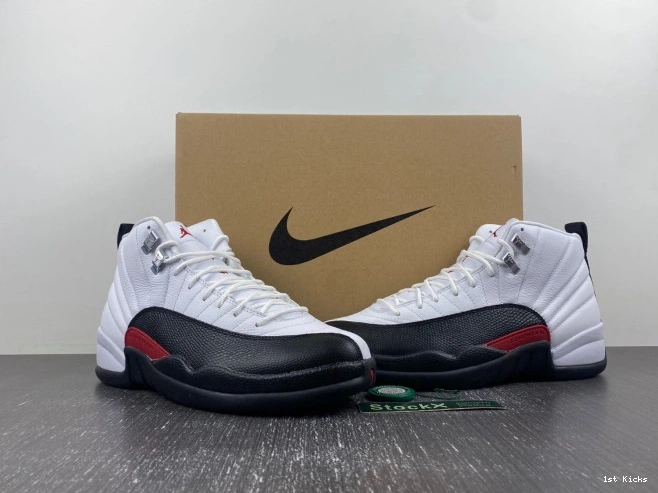 1st Kicks Shoes Taxi CT8013-162 Jordan Red 12 Air 0818